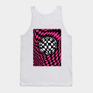 Checkered Sphere Tank Top